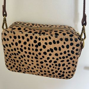NWT Madewell Transport Camera Bag w/ Calf Hair